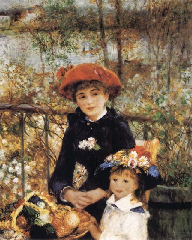 Pierre-Auguste Renoir On the Terrace Germany oil painting art